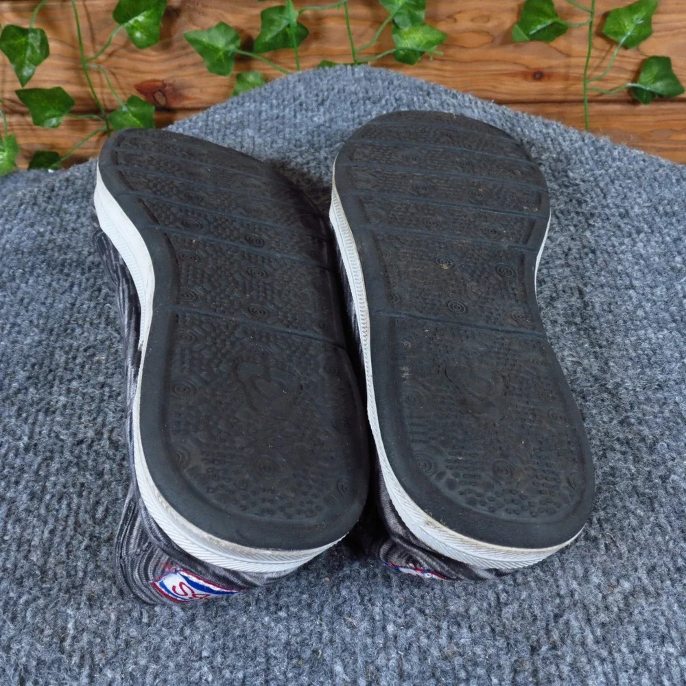 Skechers BOBS Highlights 2.0 Womens Slip On Shoes Size 8.5 Casual Black‎ Grey